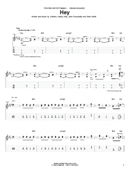page one of Hey (Guitar Tab)