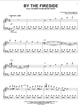page one of By The Fireside (Piano Solo)