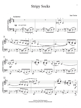 page one of Stripy Socks (Educational Piano)