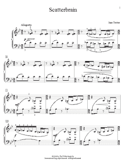 page one of Scatterbrain (Educational Piano)