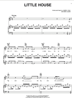 page one of Little House (Piano, Vocal & Guitar Chords (Right-Hand Melody))