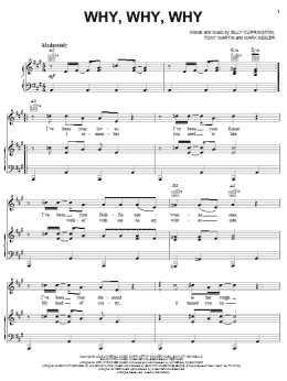 page one of Why, Why, Why (Piano, Vocal & Guitar Chords (Right-Hand Melody))