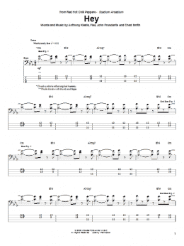 page one of Hey (Bass Guitar Tab)