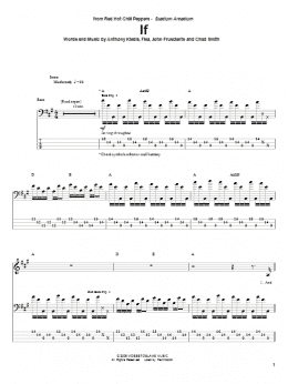 page one of If (Bass Guitar Tab)
