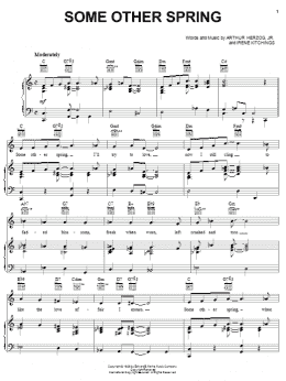 page one of Some Other Spring (Piano, Vocal & Guitar Chords (Right-Hand Melody))