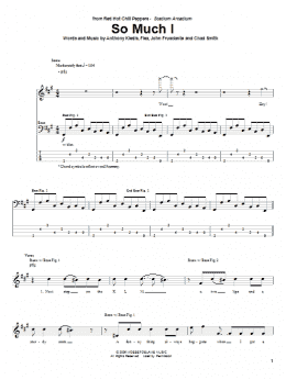 page one of So Much I (Bass Guitar Tab)