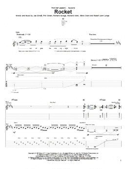 page one of Rocket (Guitar Tab)