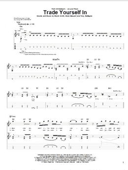 page one of Trade Yourself In (Guitar Tab)