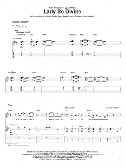 page one of Lady So Devine (Guitar Tab)