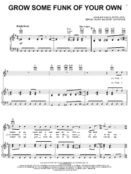page one of Grow Some Funk Of Your Own (Piano, Vocal & Guitar Chords (Right-Hand Melody))