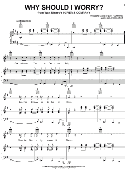 page one of Why Should I Worry? (Piano, Vocal & Guitar Chords (Right-Hand Melody))
