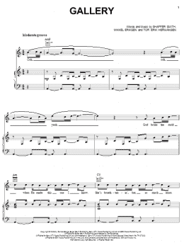 page one of Gallery (Piano, Vocal & Guitar Chords (Right-Hand Melody))