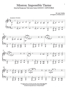 page one of Mission: Impossible Theme (Educational Piano)