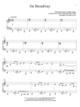 page one of On Broadway (Educational Piano)