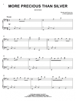 page one of More Precious Than Silver (Piano Duet)