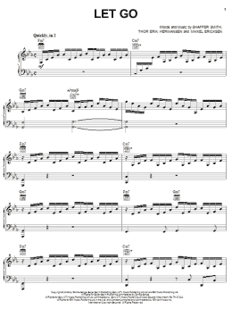 page one of Let Go (Piano, Vocal & Guitar Chords (Right-Hand Melody))