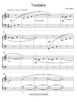 page one of Tumblers (Educational Piano)