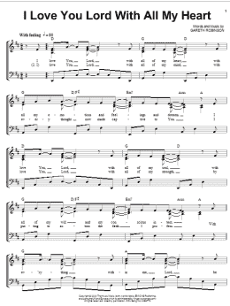page one of I Love You Lord (Piano, Vocal & Guitar Chords (Right-Hand Melody))