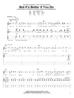 page one of But It's Better If You Do (Guitar Tab)