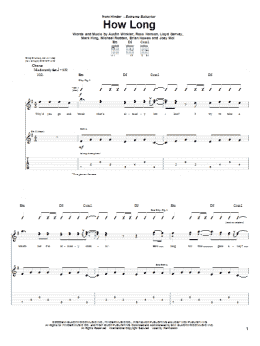 page one of How Long (Guitar Tab)