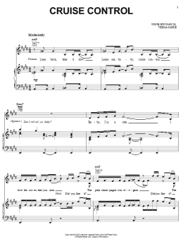page one of Cruise Control (Piano, Vocal & Guitar Chords (Right-Hand Melody))