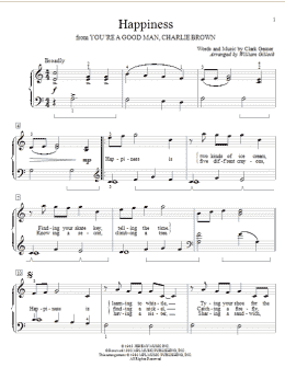 page one of Happiness (Educational Piano)
