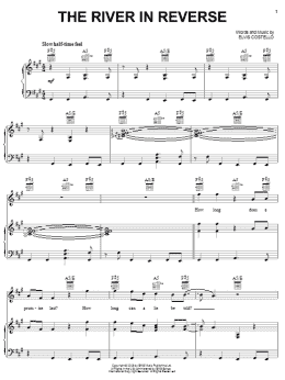page one of The River In Reverse (Piano, Vocal & Guitar Chords (Right-Hand Melody))