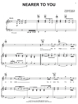 page one of Nearer To You (Piano, Vocal & Guitar Chords (Right-Hand Melody))