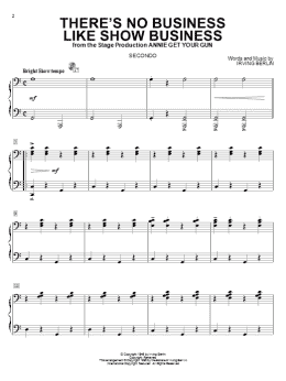 page one of There's No Business Like Show Business (Piano Duet)