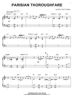 page one of Parisian Thoroughfare (Piano Solo)
