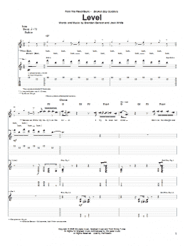 page one of Level (Guitar Tab)