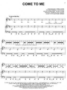 page one of Come To Me (Piano, Vocal & Guitar Chords (Right-Hand Melody))