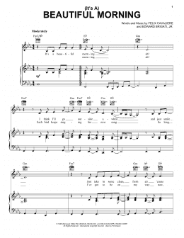 page one of (It's A) Beautiful Morning (Piano, Vocal & Guitar Chords (Right-Hand Melody))