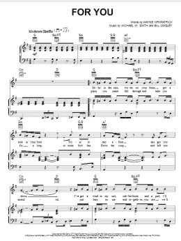page one of For You (Piano, Vocal & Guitar Chords (Right-Hand Melody))
