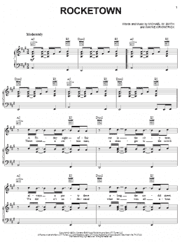 page one of Rocketown (Piano, Vocal & Guitar Chords (Right-Hand Melody))