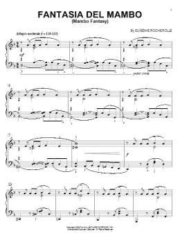 page one of Fantasia Del Mambo (Mambo Fantasy) (Piano Solo)