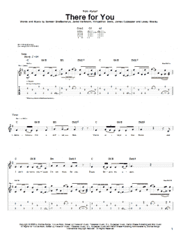 page one of There For You (Guitar Tab)