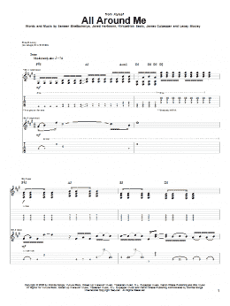 page one of All Around Me (Guitar Tab)