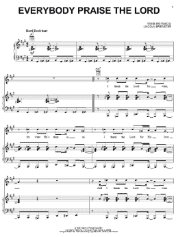 page one of Everybody Praise The Lord (Piano, Vocal & Guitar Chords (Right-Hand Melody))