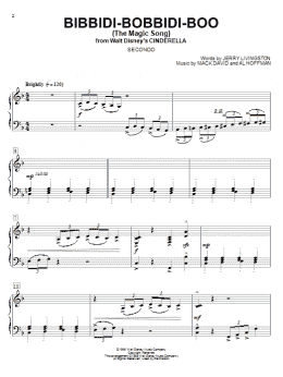 page one of Bibbidi-Bobbidi-Boo (The Magic Song) (from Cinderella) (Piano Duet)