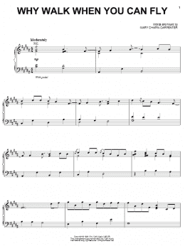 page one of Why Walk When You Can Fly (Piano, Vocal & Guitar Chords (Right-Hand Melody))