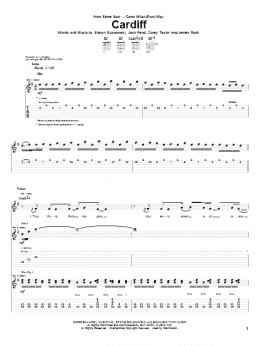 page one of Cardiff (Guitar Tab)