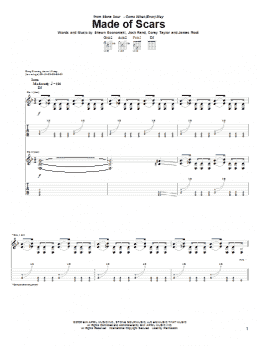 page one of Made Of Scars (Guitar Tab)