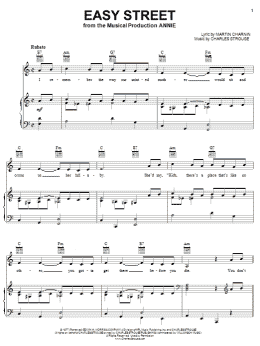 page one of Easy Street (Piano, Vocal & Guitar Chords (Right-Hand Melody))