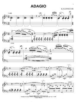page one of Adagio (Piano Solo)