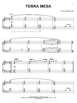 page one of Terra Mesa (Piano Solo)
