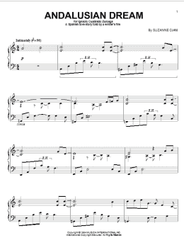 page one of Andalusian Dream (Piano Solo)
