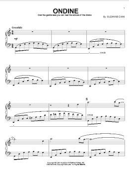 page one of Ondine (Piano Solo)