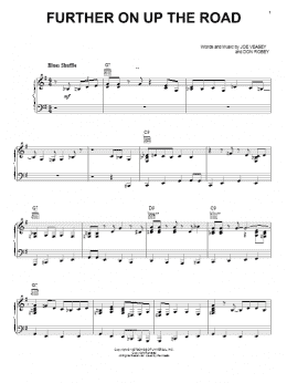 page one of Further On Up The Road (Piano, Vocal & Guitar Chords (Right-Hand Melody))