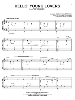 page one of Hello, Young Lovers (arr. Phillip Keveren) (Piano Solo)